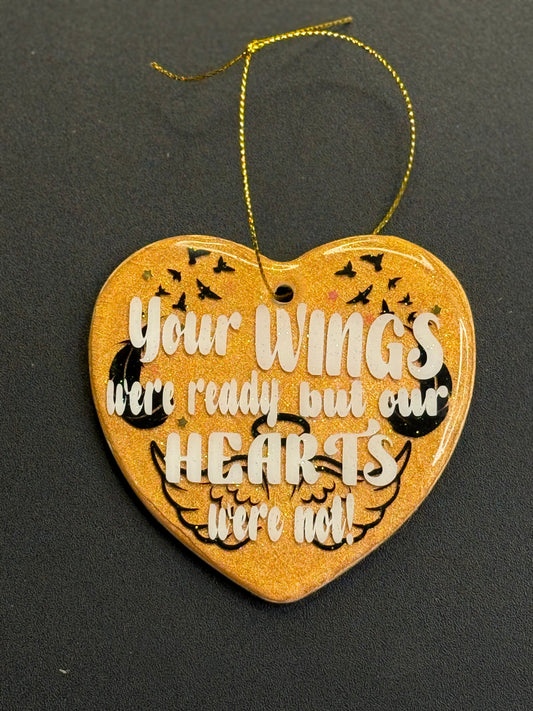 Your Wings were ready Ornament